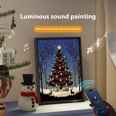 Luminous Christmas Frame By Elenva